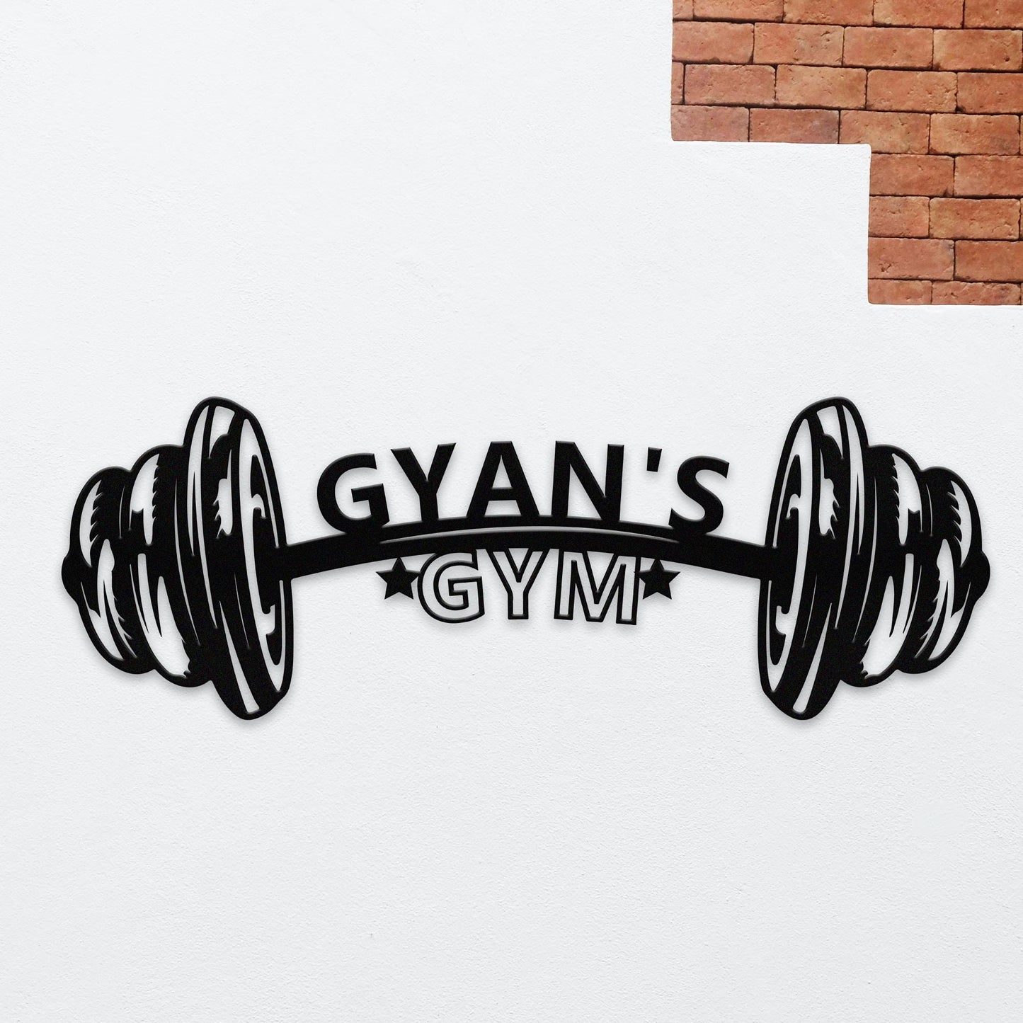 Personalized Gym Metal Sign, Custom Name Gym Sign, Powerlifting Sport Metal Wall Art, Fitness Home Decor, Fitness Club Sign, Cross Fit Sign