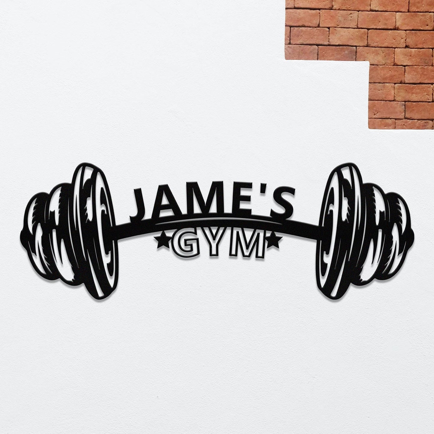 Personalized Gym Metal Sign, Custom Name Gym Sign, Powerlifting Sport Metal Wall Art, Fitness Home Decor, Fitness Club Sign, Cross Fit Sign