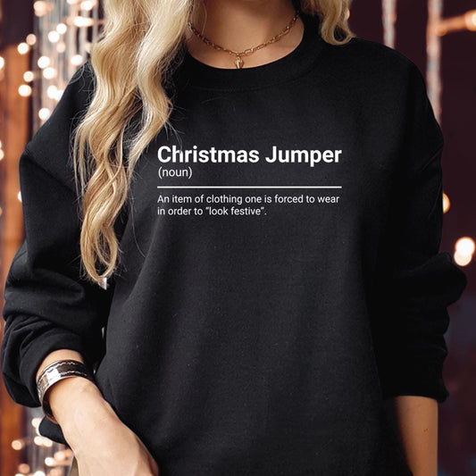 SWEATSHIRT (X2) This is My Christmas Pyjama Pajama Jumper Funny Festive Christmas Definition Santa Elf Reindeer Christmas Tree Xams gift